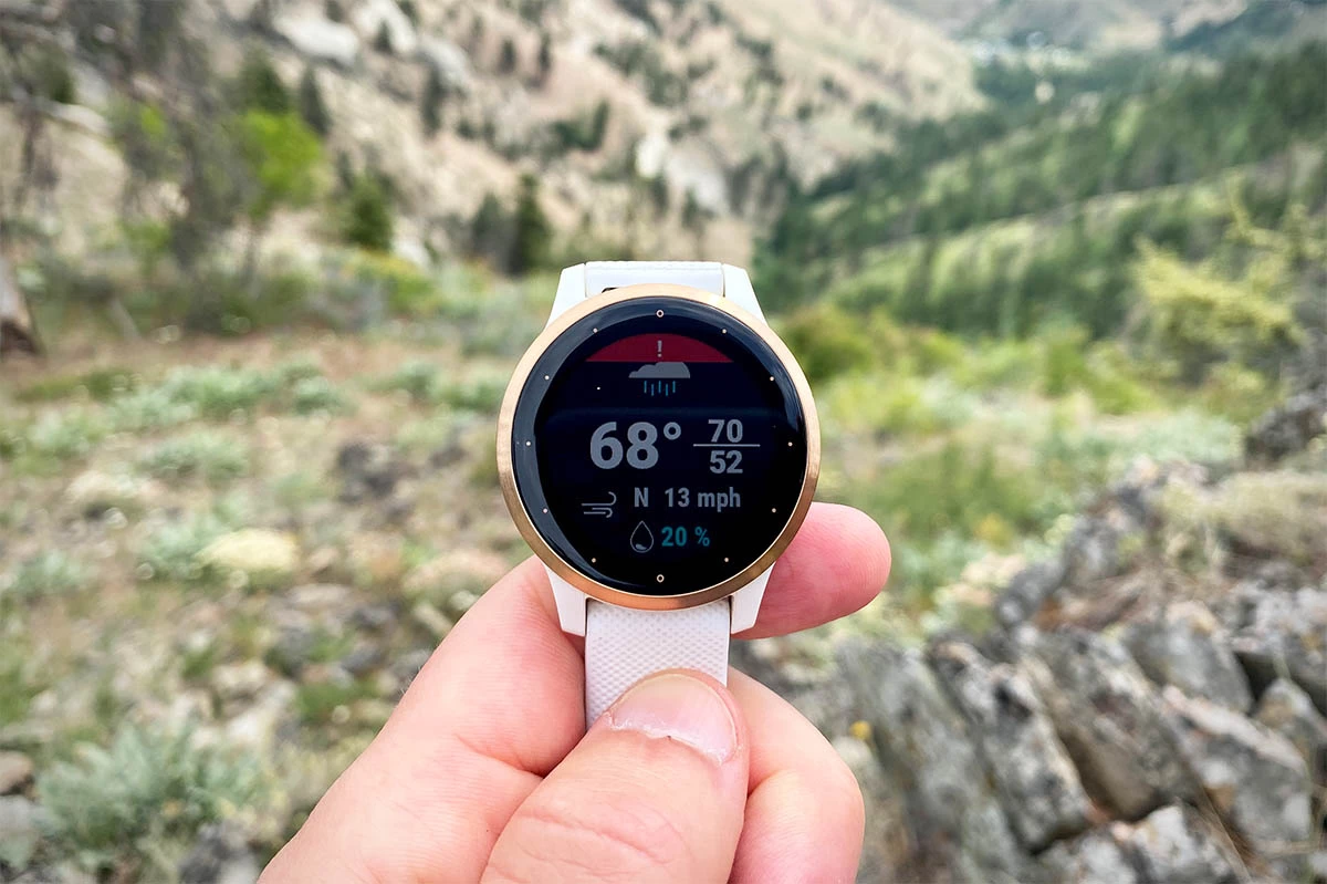 Run Sales -Run Sales GPS Watch Garmin Vivoactive weather data