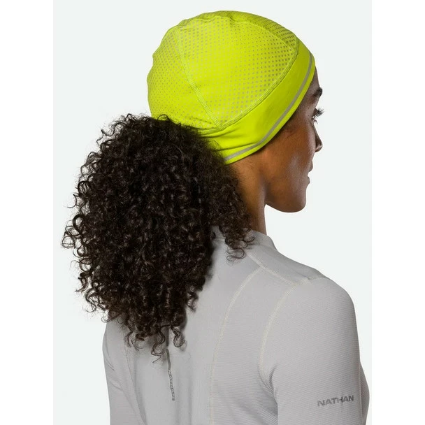 Nathan HyperNight Reflective Ponytail Beanie - 2023 4 Nathan HyperNight Reflective Ponytail Beanie - 2023 - Image 2